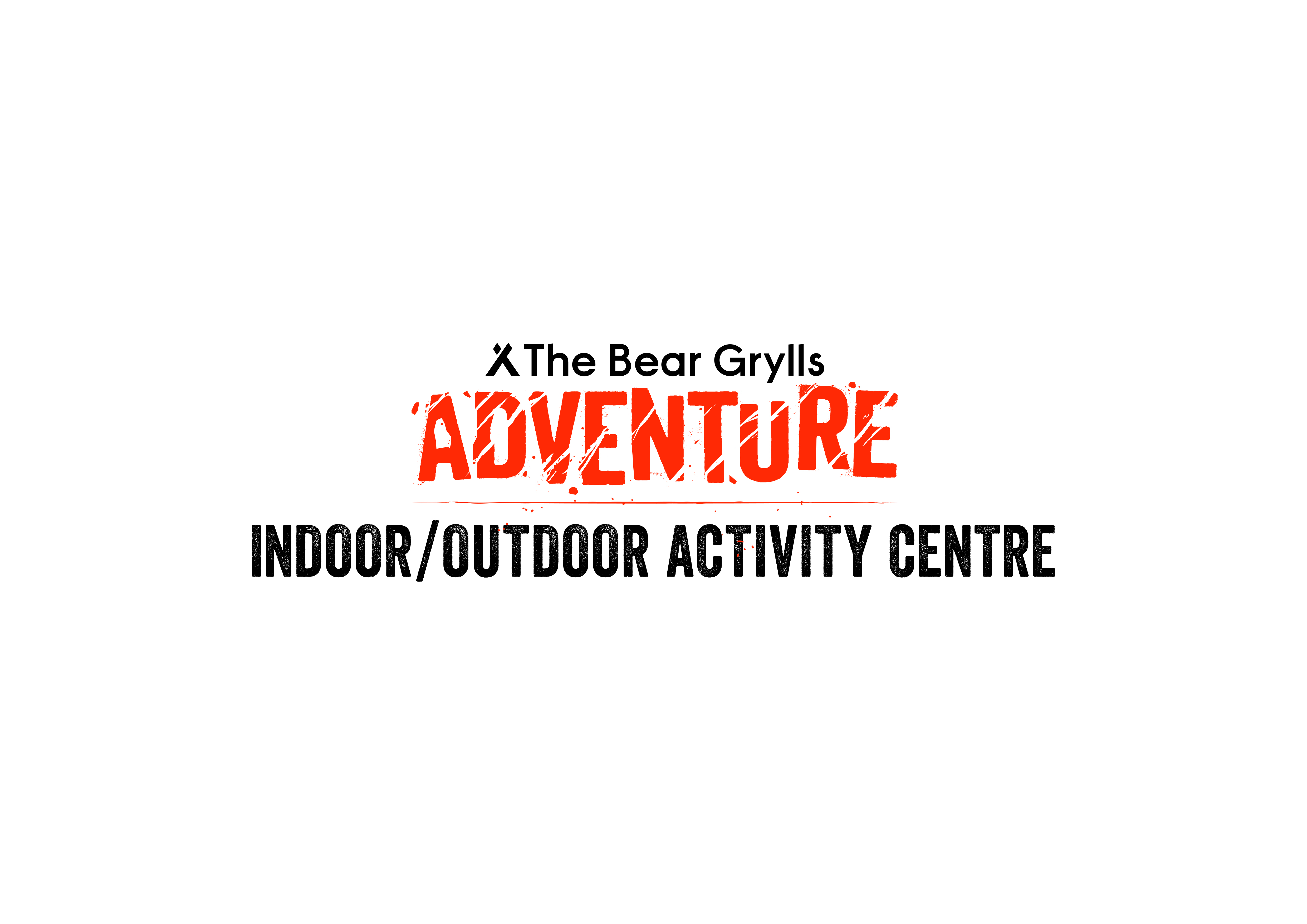 Bear Grylls Logo CMYK With Strapline Black Background